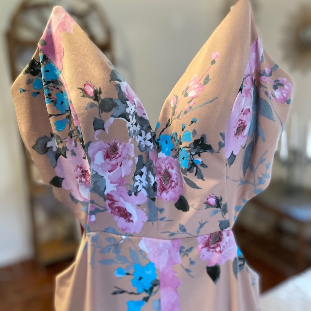 Gianni Bini floral formal maxi dress